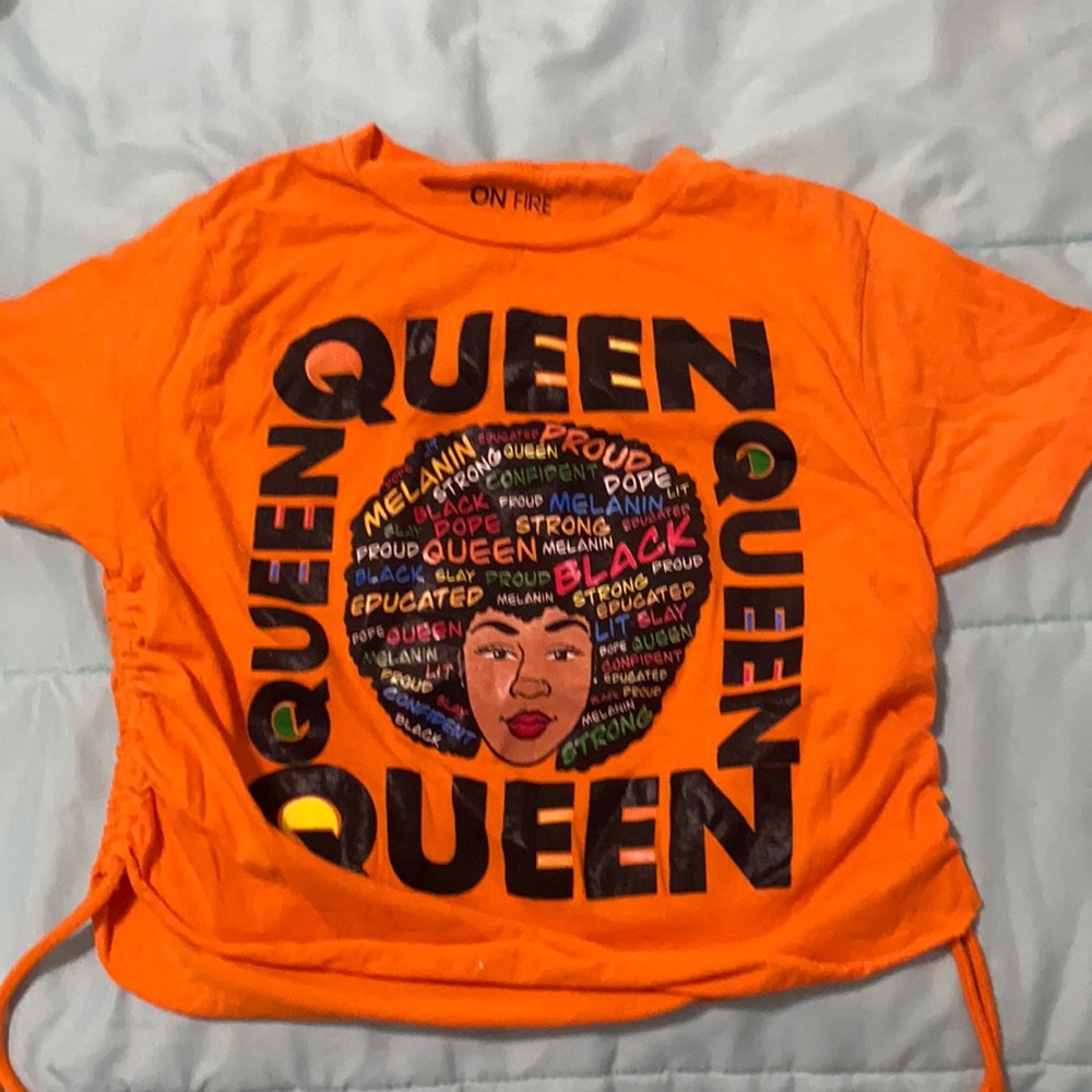On Fire Queen Shirt🧡